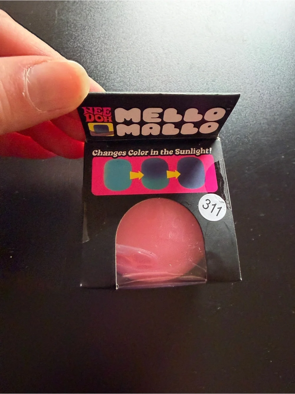 New Nee Doh Needoh Mello Mallo Color Change PINK Squishy Sensory Toy Schylling